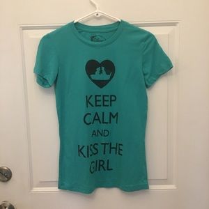 Disney Little Mermaid Turquoise Graphic Tee